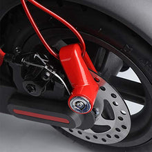 Carica l'immagine nel visualizzatore di Gallery, Blocco Freno a Disco,Scooter Elettrico Rosso+Corda di Promemoria - Ilgrandebazar