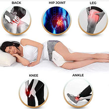 Carica l'immagine nel visualizzatore di Gallery, Cuscino per ginocchia dormire, Cuscini gambe ortopedico con schiuma...