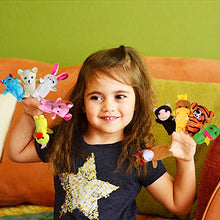Carica l'immagine nel visualizzatore di Gallery, Joinfun 28pcs Set di Pupazzi da Dito per Bambini 22pcs Cartoon Animal Hand... - Ilgrandebazar