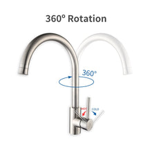 Carica l'immagine nel visualizzatore di Gallery, HOMELODY Rubinetto Cucina 2 Funzioni Girevole a 360 ° per Cucina... - Ilgrandebazar