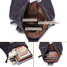 Carica l'immagine nel visualizzatore di Gallery, Zaino moda, JOSEKO zaino in pelle Borse a zainetto con borsa a spalla Nero