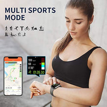 Carica l'immagine nel visualizzatore di Gallery, Smartwatch Uomo Orologio Fitness Impermeabile IP68 Tracker Schermo...