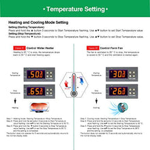 Carica l'immagine nel visualizzatore di Gallery, diymore STC-1000 Regolatore di Temperatura Termostato Stc-1000 Ac 110v-220v - Ilgrandebazar