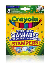 Carica l'immagine nel visualizzatore di Gallery, CRAYOLA Ulra Pennarelli Ultra-Lavabili, Punta a Stampino, per multicolore - Ilgrandebazar