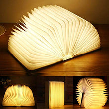 Carica l'immagine nel visualizzatore di Gallery, Yuanj Lampada Libro USB Ricaricabile, a Forma di Libro, Luce LED di... - Ilgrandebazar