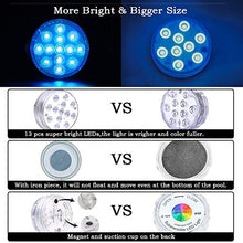 Carica l'immagine nel visualizzatore di Gallery, Jialisita Sommergibili LED Luci Piscina 13 Led Sommergibile 2 pezzi