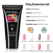 Carica l'immagine nel visualizzatore di Gallery, Gel per Unghie Ricostruzione Kit, Mysweety 8 Colorati Poly professionale...