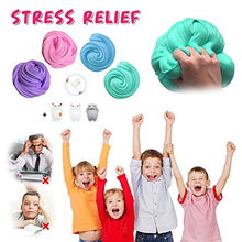 Carica l'immagine nel visualizzatore di Gallery, TIME4DEALS Fluffy Slime Grande Kit Slum Jumbo Floam 4-Pack per