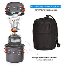 Carica l'immagine nel visualizzatore di Gallery, Odoland Camping Cookware Kit con Pentola e Padella da Campeggio in Alluminio...