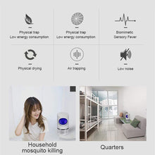Carica l'immagine nel visualizzatore di Gallery, Bcamelys Lampada Antizanzare, Zanzariera Elettrica 5w Anti Zanzare USB con Luce UV Lampada Antizanzare Elettrico Trappola per Esterno Interno Giardino Campeggio per Contrastare Zanzare, Mosche