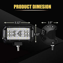 Carica l'immagine nel visualizzatore di Gallery, Faro da Lavoro, LTPAG 5'' 84W 16800lm Faretto - 56 LEDs 5"- 84W-2Pcs - Ilgrandebazar