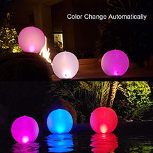 Carica l'immagine nel visualizzatore di Gallery, LED Luci Giardino Esterno,Luci piscina galleggianti IP68 Impermeabile 4pcs