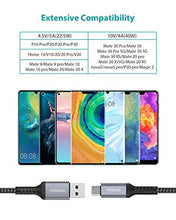 Carica l'immagine nel visualizzatore di Gallery, Nimaso Huawei Cavo USB C 5A[2Pezzi/1M+2M], Type-C 1M+2M, Grigio