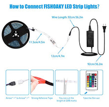 Carica l'immagine nel visualizzatore di Gallery, FISHOAKY WIFI Striscia LED, 10M RGB LED Strip Alexa 10m