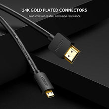Carica l'immagine nel visualizzatore di Gallery, UGREEN Cavo Micro HDMI a 3D 4K con Ethernet e Canali di Ritorno Audio 1M