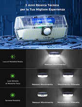 Carica l'immagine nel visualizzatore di Gallery, Luci Solari Esterno【2019 Ultimi Modelli 】200 LED Luce Solare Sensore 2 pezzi