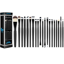 Carica l'immagine nel visualizzatore di Gallery, EmaxDesign 20 pezzi-Set di pennelli professionali per trucco, volto ombretti...