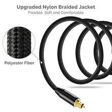 Carica l'immagine nel visualizzatore di Gallery, UNBREAKcable Cavo Ottico Audio Digitale Toslink 2M - [Placcato Oro] 2m