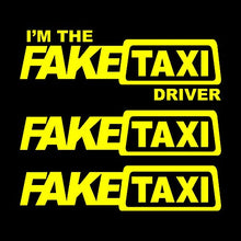Carica l'immagine nel visualizzatore di Gallery, Autodomy Confezione Adesivi Faketaxi Fake Taxi e I'm The Driver 3...
