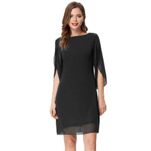 Carica l'immagine nel visualizzatore di Gallery, GRACE KARIN Abito Donna Estivo Vestito Chiffon Manica Corta Estiva Top Casual in Chiffon Girocollo