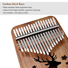 Carica l'immagine nel visualizzatore di Gallery, Kalimba Thumb Piano 17 tasti, Topnaca Finger Con Istruzioni, Mbira... - Ilgrandebazar