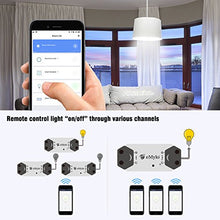 Carica l'immagine nel visualizzatore di Gallery, eMylo Wireless Smart WiFi 90-250 V AC Interruttore luce Relè 2 Packs