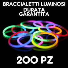 Carica l'immagine nel visualizzatore di Gallery, Partylandia Shop- BRACCIALI Braccialetti Luminosi Fluorescenti Starlight... - Ilgrandebazar