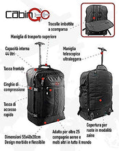 Carica l'immagine nel visualizzatore di Gallery, CABIN GO MAX 5520 Trolley Zaino bagaglio a mano/cabina da MX5520, Nero