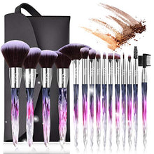Carica l'immagine nel visualizzatore di Gallery, Pennelli Make Up Subsky 15 pezzi Set di pennelli per trucco Fondotinta...