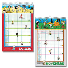 Carica l'immagine nel visualizzatore di Gallery, EURO PUBLISHING: Calendario Agenda Peanuts 2024 - Prodotto ufficiale - cm 29x44
