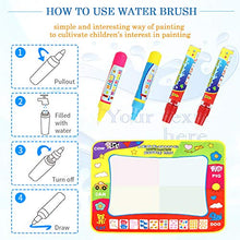 Carica l'immagine nel visualizzatore di Gallery, Angusiasm Doodle Tappeto Magico/Acqua Disegno Pittura Scrittura multicolore - Ilgrandebazar