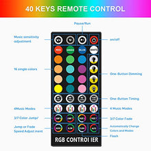 Carica l'immagine nel visualizzatore di Gallery, Striscia LED Musicale, Fansteck 5M Strisce Led TV 5050 RGB 1 Pack