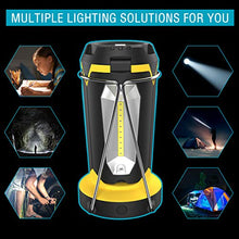 Carica l'immagine nel visualizzatore di Gallery, Tesecu Lanterna da Campeggio Torcia LED 3 in 1, Lampada...