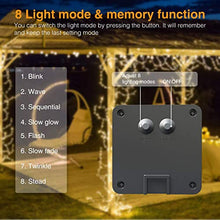 Carica l'immagine nel visualizzatore di Gallery, Kolpop Stringa Luci Solari，Catena Luminosa Solare Esterni 24M 240LED...