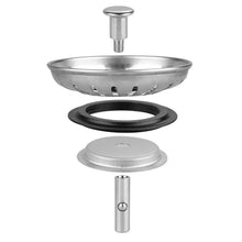 Carica l'immagine nel visualizzatore di Gallery, Anpro Tappo filtro lavello cucina in acciaio inox 304 78mm - Ilgrandebazar