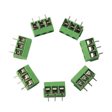 Carica l'immagine nel visualizzatore di Gallery, RUNCCI 100 Pezzi 5mm 2 Pin / 3 Morsettiera a Vite PCB Blu per Prototipo...