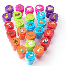 Carica l'immagine nel visualizzatore di Gallery, Xiaoyao ShinyWay 26 Fun Stamps, Timbri Giocattolo, Francobolli Animali, Auto...