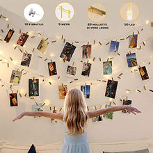 Carica l'immagine nel visualizzatore di Gallery, Luci Led Con Kit Per Foto JP-LED® 【5M 50 Led】Catena Luminosa... - Ilgrandebazar