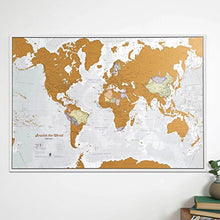 Carica l'immagine nel visualizzatore di Gallery, Mappa del mondo da grattare e idee regalo - Extra large - 84 x 59 cm - Maps...