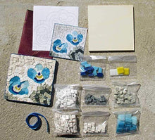 Carica l'immagine nel visualizzatore di Gallery, Occhi della Madonna (Non ti Scordar di me) Fiore - kit mosaico d'Arte 14x14... - Ilgrandebazar