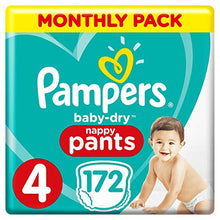 Carica l'immagine nel visualizzatore di Gallery, Pampers pannolini, misura 4, 172 9 – 15 kg, risparmio Taglia 4