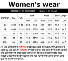 Carica l'immagine nel visualizzatore di Gallery, YOINS Donna Camicetta Maniche Lunghe Maglia Spalle Scoperte Maglie XL, Rosso - Ilgrandebazar