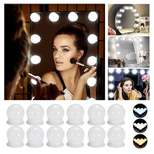 Carica l'immagine nel visualizzatore di Gallery, Luci da Specchio - LED Stile Hollywood per Trucco,12 Lampadine...