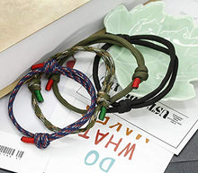 Carica l'immagine nel visualizzatore di Gallery, Milacolato 4 Pezzi Braccialetti nautici Intrecciati per Gli Uomini Fatti a... - Ilgrandebazar