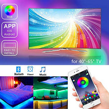 Carica l'immagine nel visualizzatore di Gallery, LED TV Retroilluminazione, Striscia RGB alimentata USB per 4pcs x 50cm