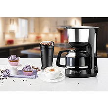 Carica l'immagine nel visualizzatore di Gallery, Aigostar Chocolate 30HIK - Macchina per caffe’ 10 Tazze, 30HIK, Black