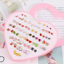 Carica l'immagine nel visualizzatore di Gallery, Hifot Orecchini Bambina 36 Pairs, Ragazze Donna Gioielli Fiori Set... - Ilgrandebazar