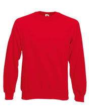 Carica l'immagine nel visualizzatore di Gallery, Fruit of the Loom Raglan Sweatshirt, Felpa Uomo, Nero (Black), Medium - Ilgrandebazar