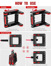 Carica l'immagine nel visualizzatore di Gallery, TOMSHOO 3 in 1 Ab Roller Maniglie per Flessioni Rullo Addominale...