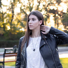 Carica l'immagine nel visualizzatore di Gallery, Heka Naturals Collana con Ciondolo in Shungite Elite, Realizzata Pietra... - Ilgrandebazar